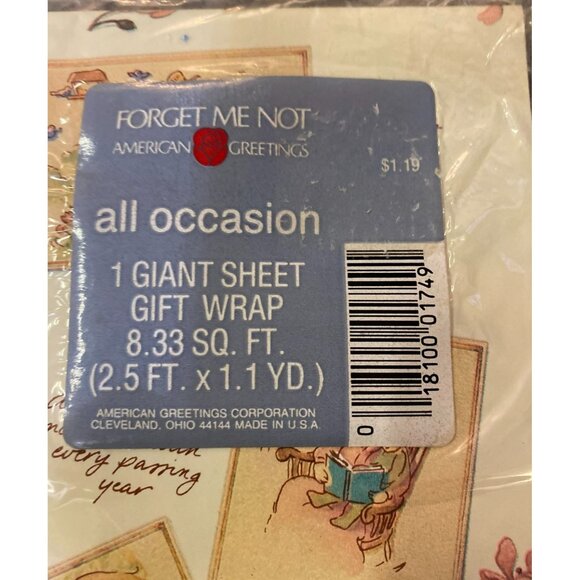 Vintage American Greetings Gift Wrap NEW Mom Mother - Picture 3 of 8